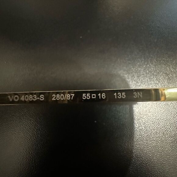 Vogue Black and Gold Aviator Sunglasses - Gigi Hadid Collab Vogue - Picture 4 of 4